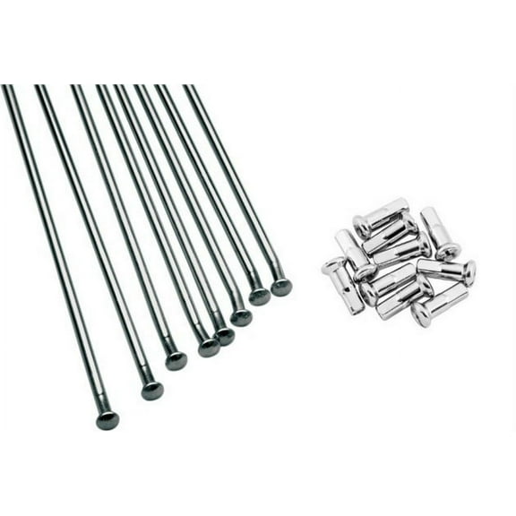 Excel Colorworks MX Rear Spoke and Nipple Set Stainless 14 x 1.60 (XS9-21147)