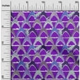 thumbnail image 2 of oneOone Polyester Spandex Purple Fabric Ocean Shark Fabric For Sewing Printed Craft Fabric By The Yard 56 Inch Wide, 2 of 4