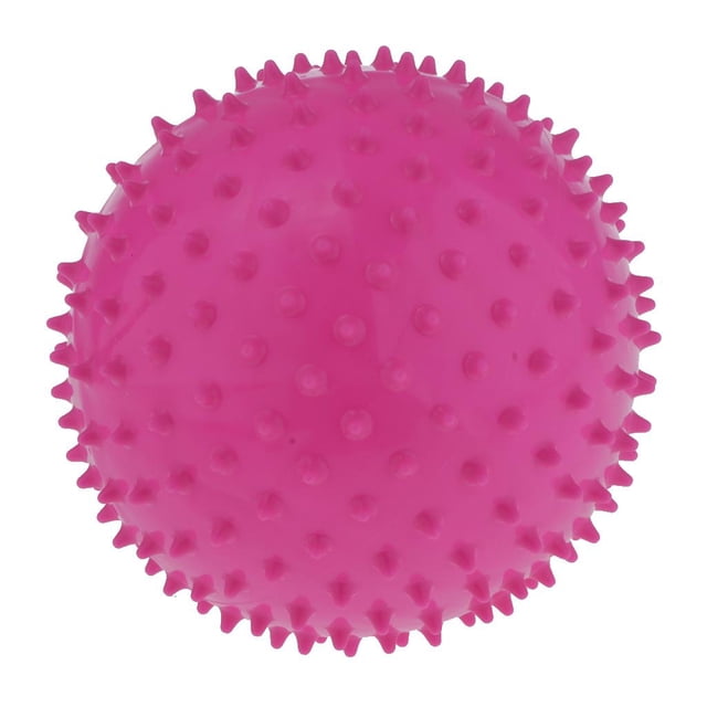 Pelota de juego para niños de 9 pulgadas, pelota de masaje, pelota de erizo, pelota con nudos para yoga Rosado