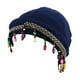 thumbnail image 1 of Sombreros. Pañuelos para la cabeza para hombre y mujer, forrados de satén con borlas, trenzas y sin ala. Sombreros vintage de toalla. Sombrero de poliéster para mujer., 1 of 2