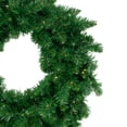 thumbnail image 2 of Northlight Pre-Lit Twin Lakes Fir Artificial Christmas Wreath - 48-Inch, Warm White LED Lights, 2 of 4
