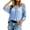 Blue, variant on Womens Crochet Top Lightweight Batwing Sleeve V-Neck Boho Hollow out Knit Sweater Casual Oversized Summer Beach Cover up Blue XXL
