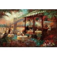 thumbnail image 2 of Manning, Ruane 24x17 White Modern Wood Framed Museum Art Print Titled - The River Cafe, 2 of 4
