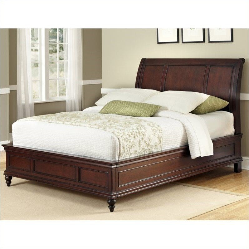 Home Styles Lafayette King Sleigh Bed, Rich Cherry