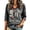 Dark Gray #031, variant on Womens 9/11 25th Anniversary Shirt 3/4 Sleeve Patriotic T Shirts | Never Forget 911 Memorial Shirt,Loose V-Neck Graphic T-Shirt,Printed American Flag T-shirt,Casual Tee Tops, 2XL