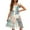 #A22-Khaki, variant on Girls Summer Dress Kids Casual Tie Shoulder Sleeveless Girls Cami Dresses Hawaiian Palm Tree Square Neck Sundresses Swing Beach Dresses with Pockets 8-9 Years ,White