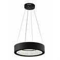 thumbnail image 2 of CWI Lighting Rosalina Lustre LED avec Finition Noire Mate, 2 of 2