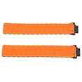 thumbnail image 4 of Correa magnética ajustable de silicona suave y transpirable para Amazfit Verge Lite, color negro y naranja., 4 of 14