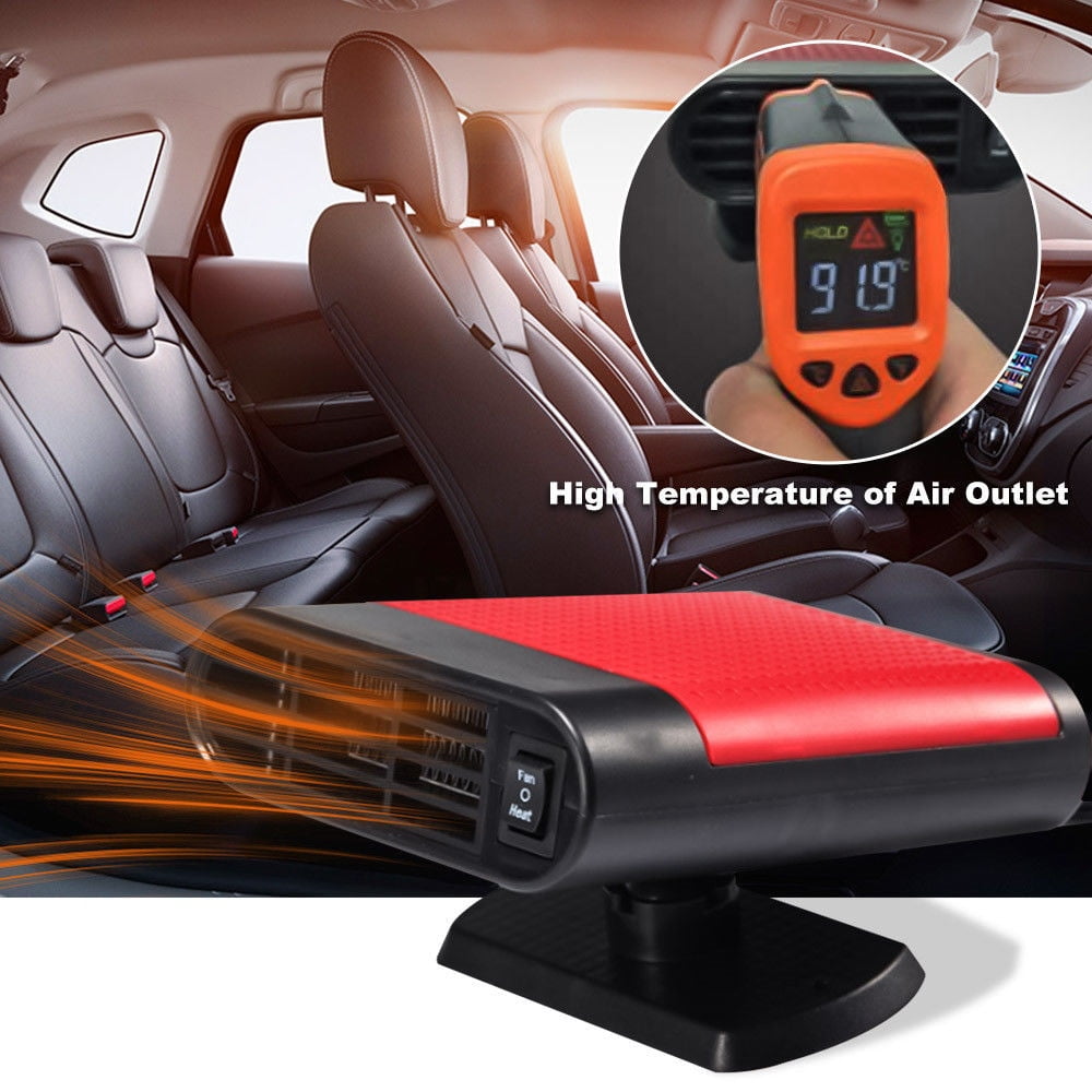2 in 1 Car Heater Fan 12V Windshield Auto Car Defogger Defroster Plug