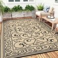 thumbnail image 2 of Garvee 9'x18' Outdoor Rug Waterproof Plastic Straw Rug, Reversible Outside Carpet UV Resistant Modern RV Mat for Backyard Garden Deck Poolside, Coffee, 2 of 6
