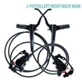 thumbnail image 1 of MTB Bike Brake Hydraulic Disc Oil Brakes with Lever Set Pre-Filled with 2 rotor left front right back, 1 of 10
