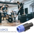 thumbnail image 4 of 10 Uds 4 polos 4 pines NL4FC conector Ohm enchufe altavoz Cable de Audio adaptador de enchufe Tmvgtek 2gc9zf7cu5fh4td5, 4 of 9
