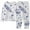 White, variant on Girls 2 Piece Pajama Set Cute Print Sleepwear Long Sleeve Top And Pants Nightwear Outfit For Toddlers Kids Children 2 To 10 Years,Z1-Grey,7Y