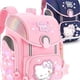 thumbnail image 3 of [Genuino] Mochila Escolar Hello Kitty Estudiantes De Escuela Primaria Primer Segundo Grado Tercera Niña Reduce La Carga Protección De La Columna Vertebral Ligera KT Girl RCHF, 3 of 4