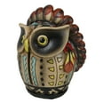 thumbnail image 5 of Southwestern Colorful Tribal Native Indian Owl Chief With Headdress Money Bank, 5 of 9