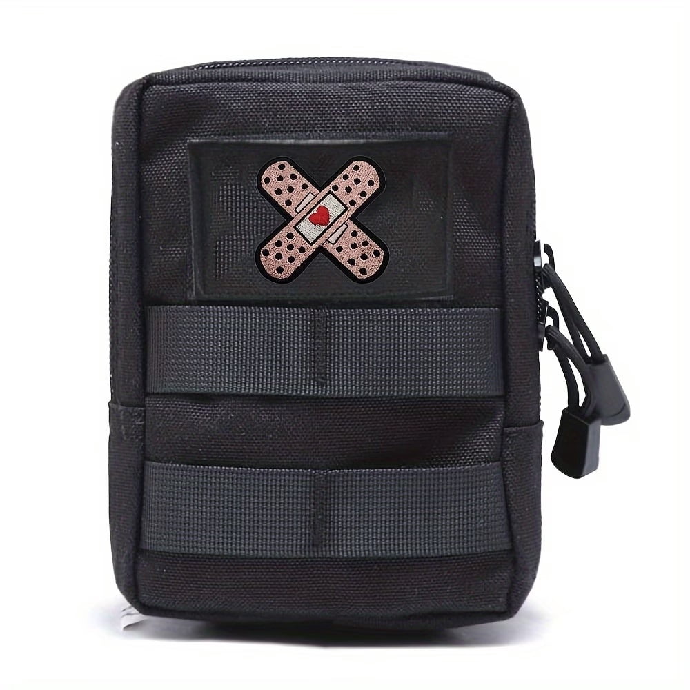Funny Tactical Patch "BANDAGE-AID" - Embroidered Hook & Loop Patch for Clothing, Caps, Jeans, Jackets, and Backpacks