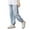 Blue, variant on Girls Casual Joggers Sweatpants Baggy Wide Straight Leg Loose Elastic Waist Drawstring Pants with Pockets