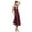 Purple, variant on Women Satin Nightgown Silk Chemise Mini Slips V Neck Negligee Sleepwear with Adjustable Straps White XXL