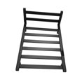 thumbnail image 2 of WAASOSCON Smart Thermostatic Towel Warmer Rack, 8/10-Pole Stainless Steel Heated Towel Rail with Touch Screen Control, 100W 110V Wall-Mounted Bathroom Towel Heater for Home, Spa, Gym, and Hotel, 2 of 9