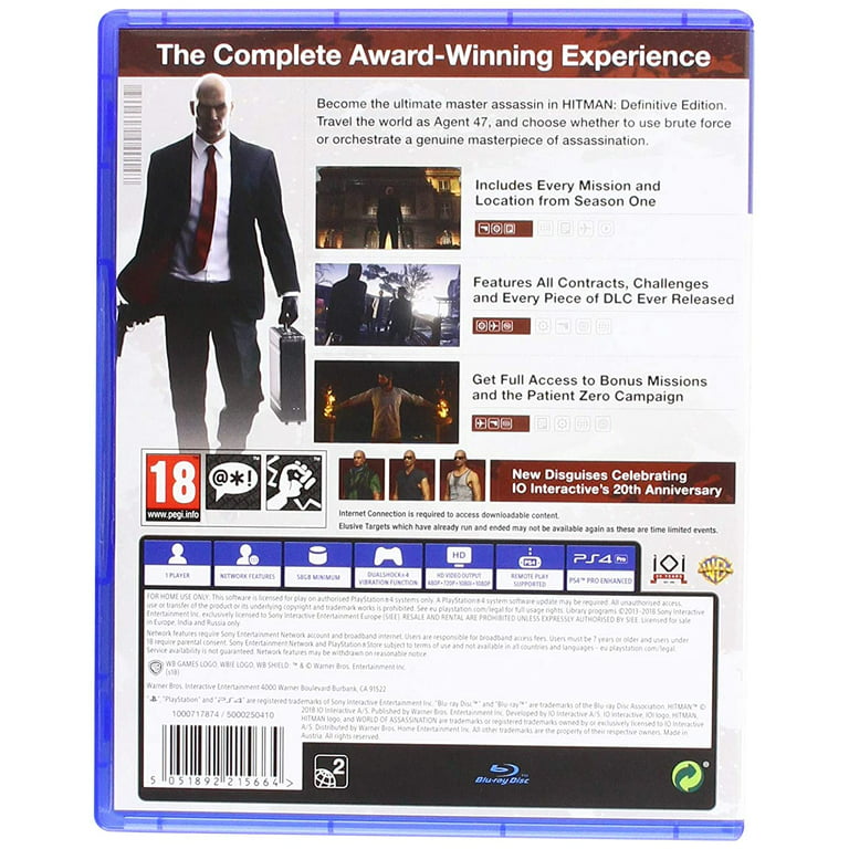 Mod mandat Caroline Hitman Definitive Edition (Playstation 4 / PS4) Become the Ultimate Master  Assassin - Walmart.com
