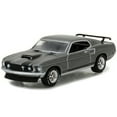 thumbnail image 2 of 1969 Ford Mustang Boss 429 Gray Metallic with Black Stripes "John Wick" (2014) Movie "Hollywood Series" Release 18 1/64 Diecast Model Car by Greenlight, 2 of 3