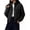 Black, variant on NAYTOAO Womens Zip Up Stand Collar Jacket Multi Pocket Drawstring Hem Outerwear
