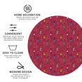 thumbnail image 3 of Honeii African Women Bearing Clay Pots Print Leather Coaster Set of 4, Ideal for Safeguarding Your Furniture from Drinks Spills and Effortless Cleanup-Round Shape, 3 of 6