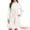 White, variant on DARING DIVA Women's Stand Collar Belted Single Breasted Trench Pea Coat XS Black