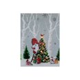 thumbnail image 1 of Led Canvas Wall Art (Gnome Decorating Tree) (12 X 16), 1 of 1