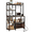 5 Tier, variant on Dextrus 5-Tier Kitchen Bakers Rack with Power Outlets & Hooks, Standing Wine Rack, Brown