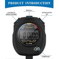 thumbnail image 3 of [4 Pack] Sports Stopwatch Timer,Professional Digital Stopwatch with Calendar Alarm Compass, Multi Handheld Stopwatch Timer for Swimming Running Footba, 3 of 5