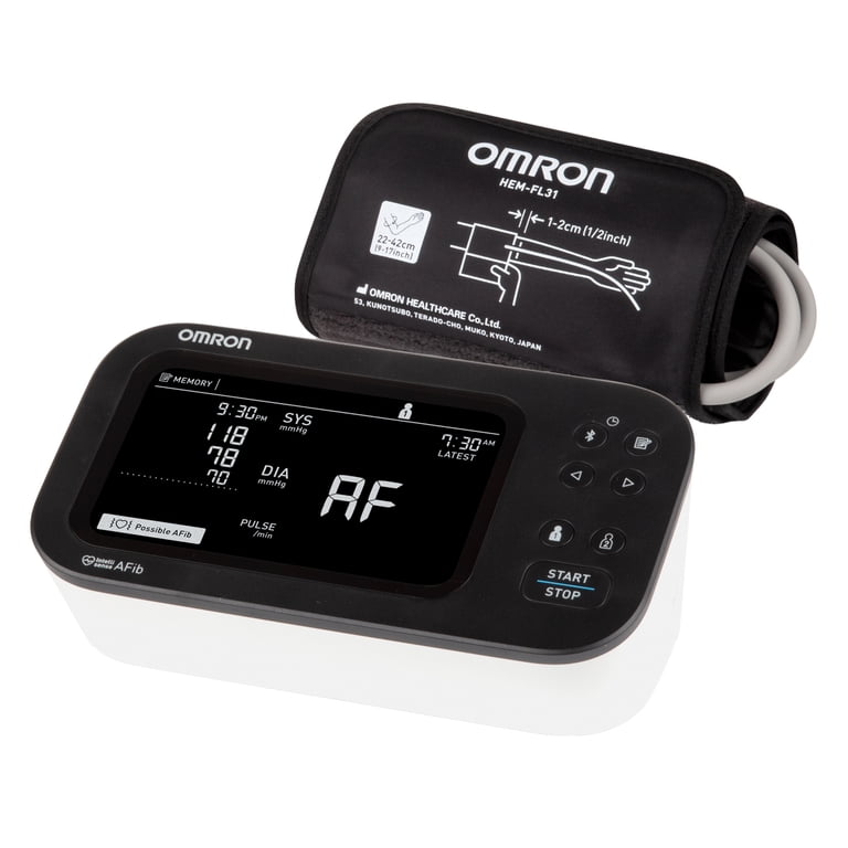 Omron 10 Series Upper Arm Blood Pressure Monitor and EnviroMax AA