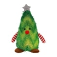 thumbnail image 1 of Muñeca navideña iluminada, decoración navideña adorable, juguete de peluche con luz, muñeca de peluche. Verde, 1 of 9