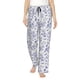 thumbnail image 1 of Fotbe Floral Butterfly Pantalones de Pijama para Mujer, Pantalones de Dormir, Pantalones Pj con Cordón y Bolsillos-X-Large, 1 of 6