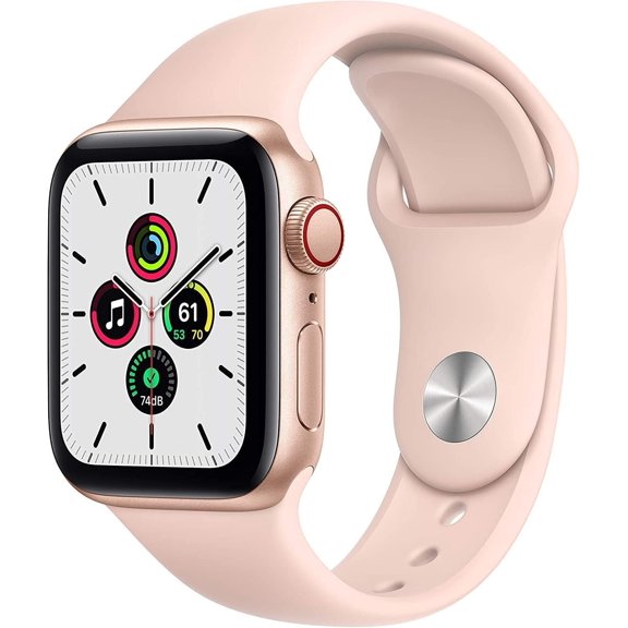 Apple Watch SE GPS Cellular, Aluminum Case with Sport Band - Regular
