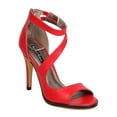 thumbnail image 1 of New Women Michael Antonio Joyd Leatherette Peep Toe Cross Strap Stiletto Sandal, 1 of 5