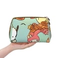 thumbnail image 3 of Saiise Sanrio Print Makeup Bag PU Leather Travel Makeup Bag Organizer Makeup Pouch, Portable Cosmetic Bags for Women,Cute Make Up Bag for Travel Size Toiletries Accessories Brushes, 3 of 7