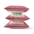 thumbnail image 2 of Window Wreath Palace Suede Zippered Pillow W Insert in Muted Pink Grey 20 x 20, 2 of 3