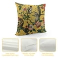 thumbnail image 4 of Qinduosi Chinoiserie Yellow Decorative Pillow Covers Cozy Soft Throw Pillowcase Square Couch Cushion Cover for Home Decor Sofa Living Room Bed Car White, 4 of 5