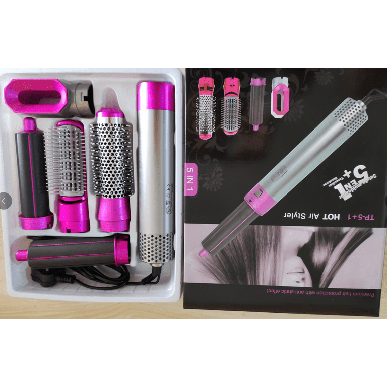 Toyella Five-in-one Hot Air Comb Automatic Hair Curler For Curling Or  Straightening Purple AU 