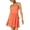 Orange - sienna, variant on B. Darlin Womens Juniors Mini Open Bck Party Dress Orange 11/12