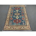 thumbnail image 5 of Kazak Light Blue 5X8 Handmade Wool Rug # 13651, 5 of 10
