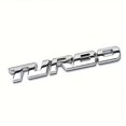 thumbnail image 1 of PENGX TURBO Metal Car Sticker Badge Adhesive Auto Decal Tailgate Emblem Silvery/Black/Red Available, 1 of 7
