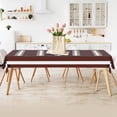 thumbnail image 5 of 3-Pack Football Plastic Tablecloth Set - Waterproof & Oil-Resistant, Each 54" x 108" - for Game Day, Tailgate, Super Bowl, Birthday Party Decorations (Green, Brown, Black Designs), 5 of 7
