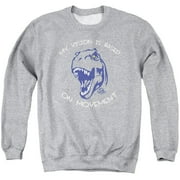 Jurassic Park My Vision Adult Crewneck Sweatshirt Athletic Heather