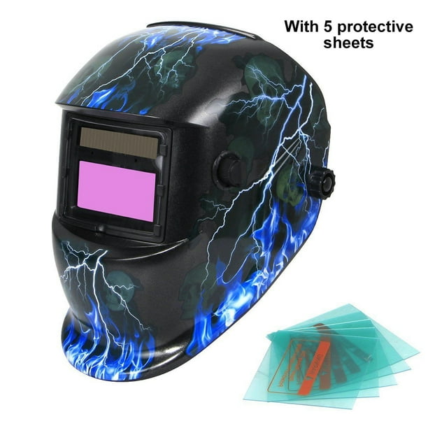 Máscara De Seguridad Ojos Automáticos Gafas Gafas Solares Lente Soldadura Casco Fotoeléctrico Para Trabajos De Soldadura De Construcción Minnieouse HA012777-00