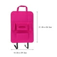thumbnail image 2 of unbranded Organizador Para Asiento Trasero De Auto En Fieltro Rosado Con Bolsillos Para Y Documentos, 2 of 6