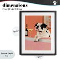 thumbnail image 4 of Stupell Industries Art Deco Bulldog at Martini Lounge Black Framed Print Under Glass, 13 x 16, by The Prints Vibe, 4 of 8