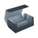 thumbnail image 5 of Caja para guardar barajas de cartas, organizador de doble fila para juegos de cartas de colección negro y gris, 5 of 9