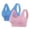 Pink, variant on Womens Bras Yoga Solid Sleeveless Cold Shoulder Casual Tanks Blouse Intimates Bras for Women No Underwire HotPink S